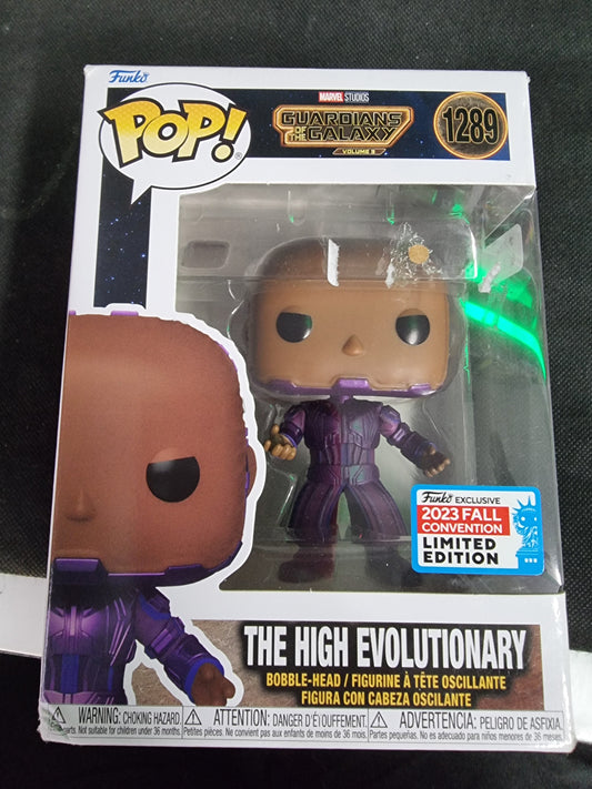 FUNKO GUARDIANS OF THE GALAXY THE HIGH EVOLUTIONARY 2023 FALL CONVENTION LIMITED EDITION #1289