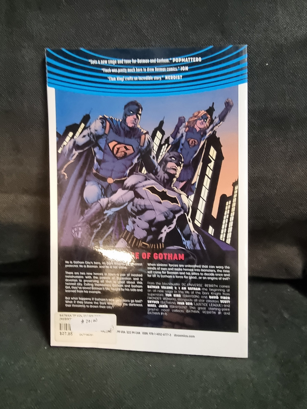 DC UNIVERSE REBIRTH BATMAN VOL.1 I AM GOTHAM