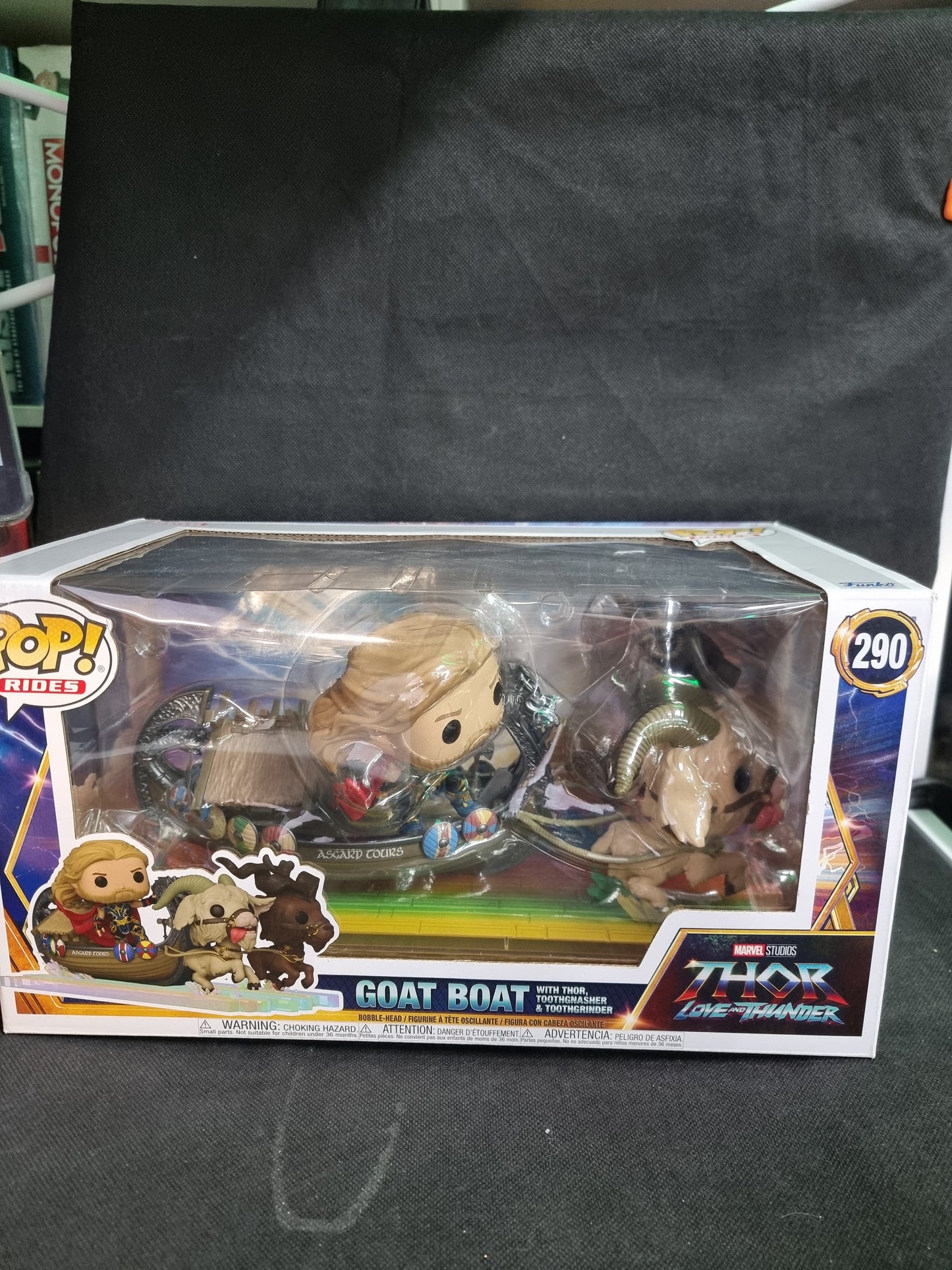 MARVEL POP THOR LOVE AND THUNDER GOAT BOAT #290
