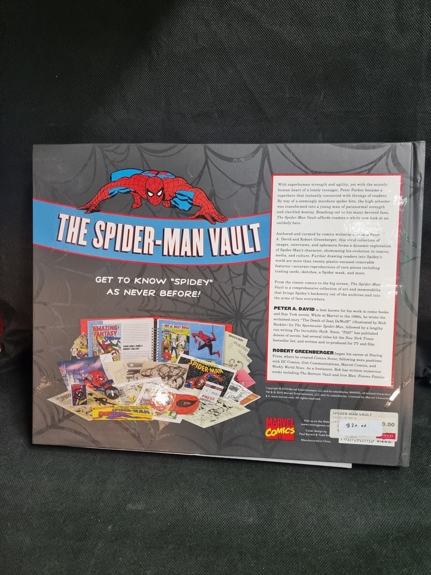 THE SPIDER-MAN VAULT A MUSEUM-IN-A-BOOK