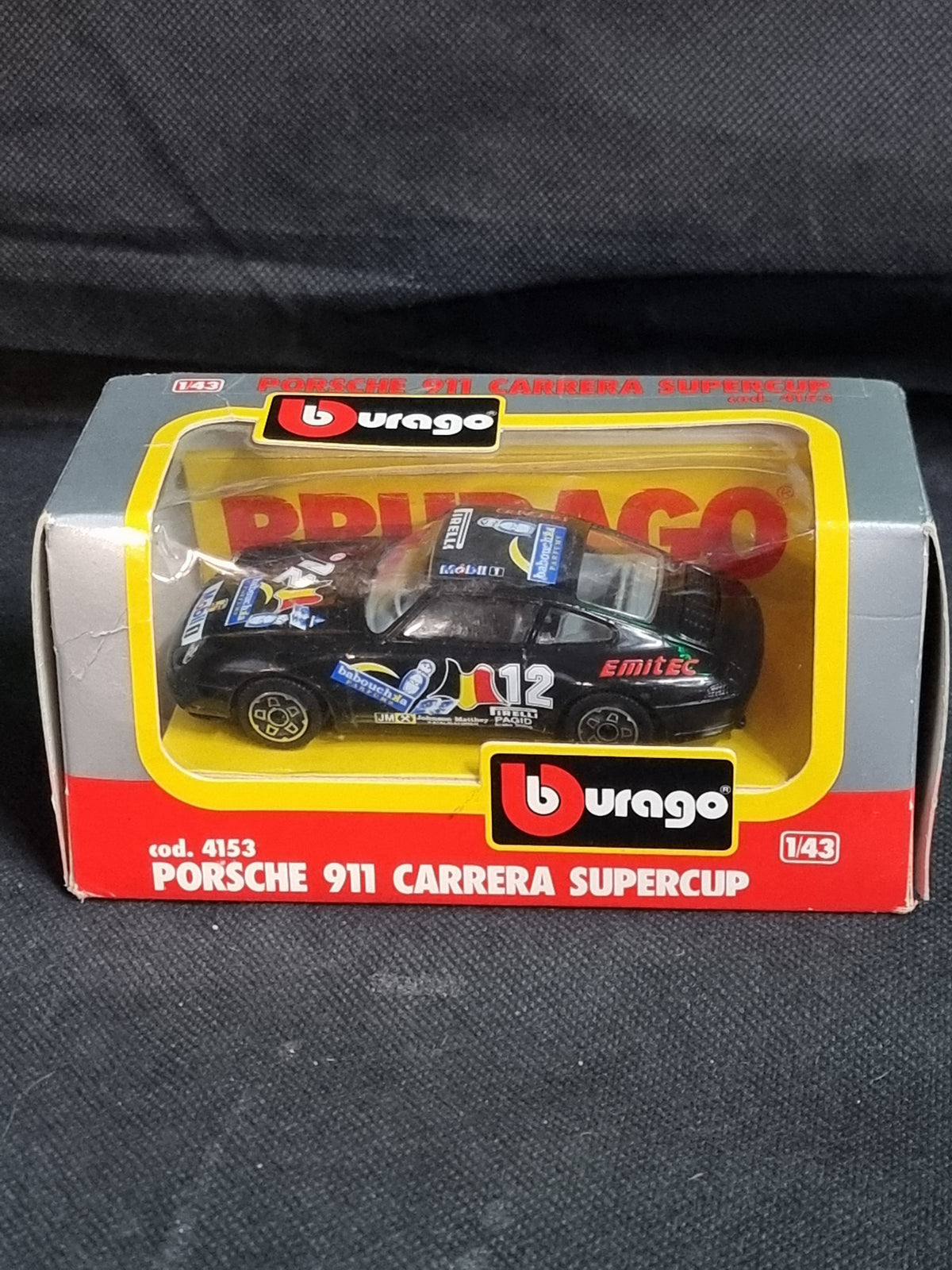 Burago Porsche 911 Carrera Supercup 1:43