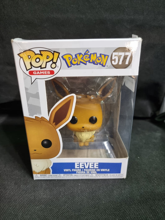 Funko Pop Pokemon Eevee #577 (Damaged Box) Captain Comics and Collectables Pty Ltd