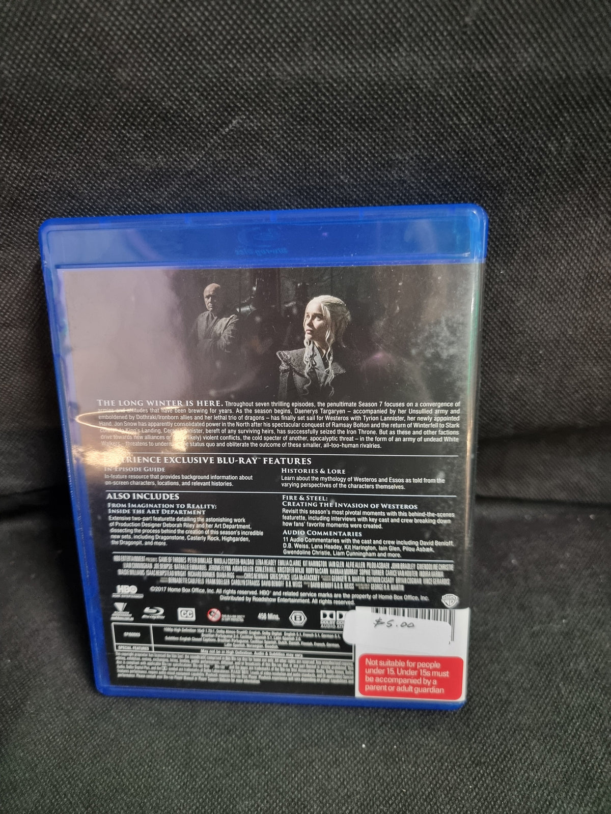 Game Of Thrones The Complete Seventh Season Blu-ray Captain Comics and Collectables Pty Ltd