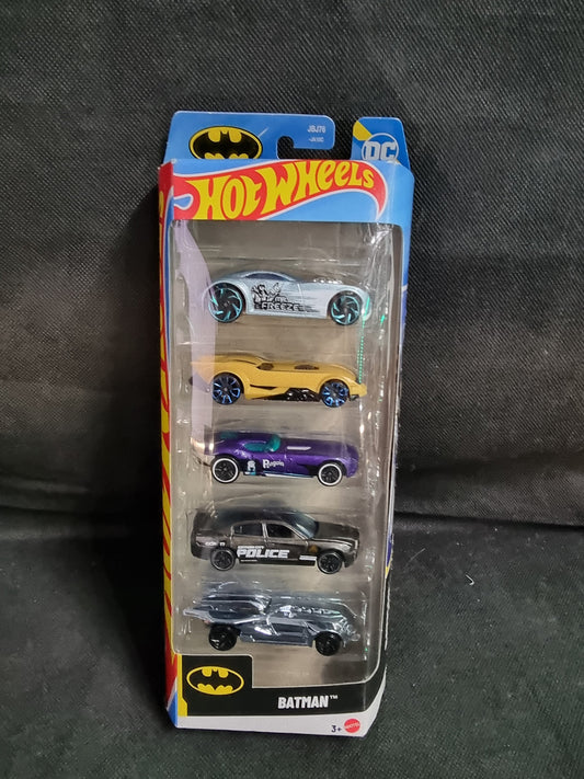 Hotwheels Batman 5 Pack Captain Comics and Collectables Pty Ltd