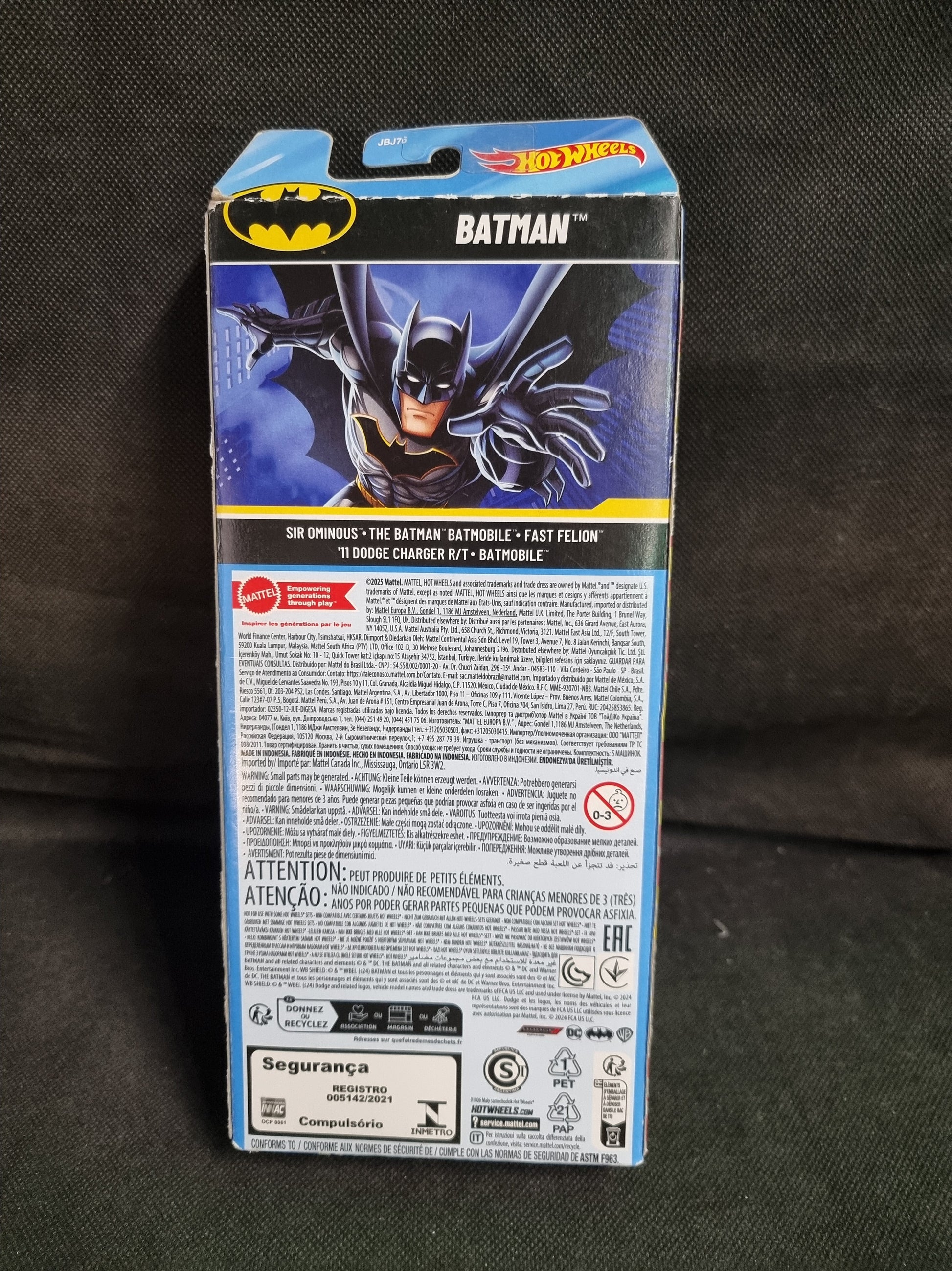 Hotwheels Batman 5 Pack Captain Comics and Collectables Pty Ltd