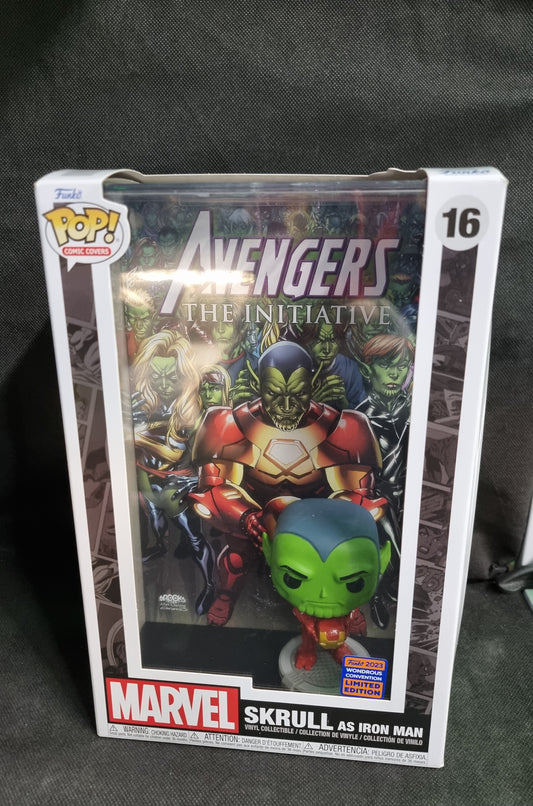 Funko Comic Covers Marvel Skrull As Iron Man #16 Wondrous Convention 2023 Limited Edition Captain Comics and Collectables Pty Ltd