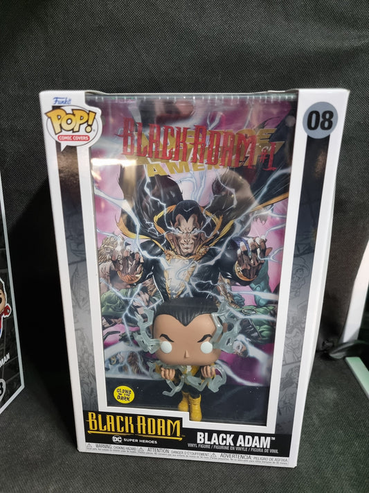 Funko Comic Covers Black Adam # 08 Glows In The Dark Captain Comics and Collectables Pty Ltd