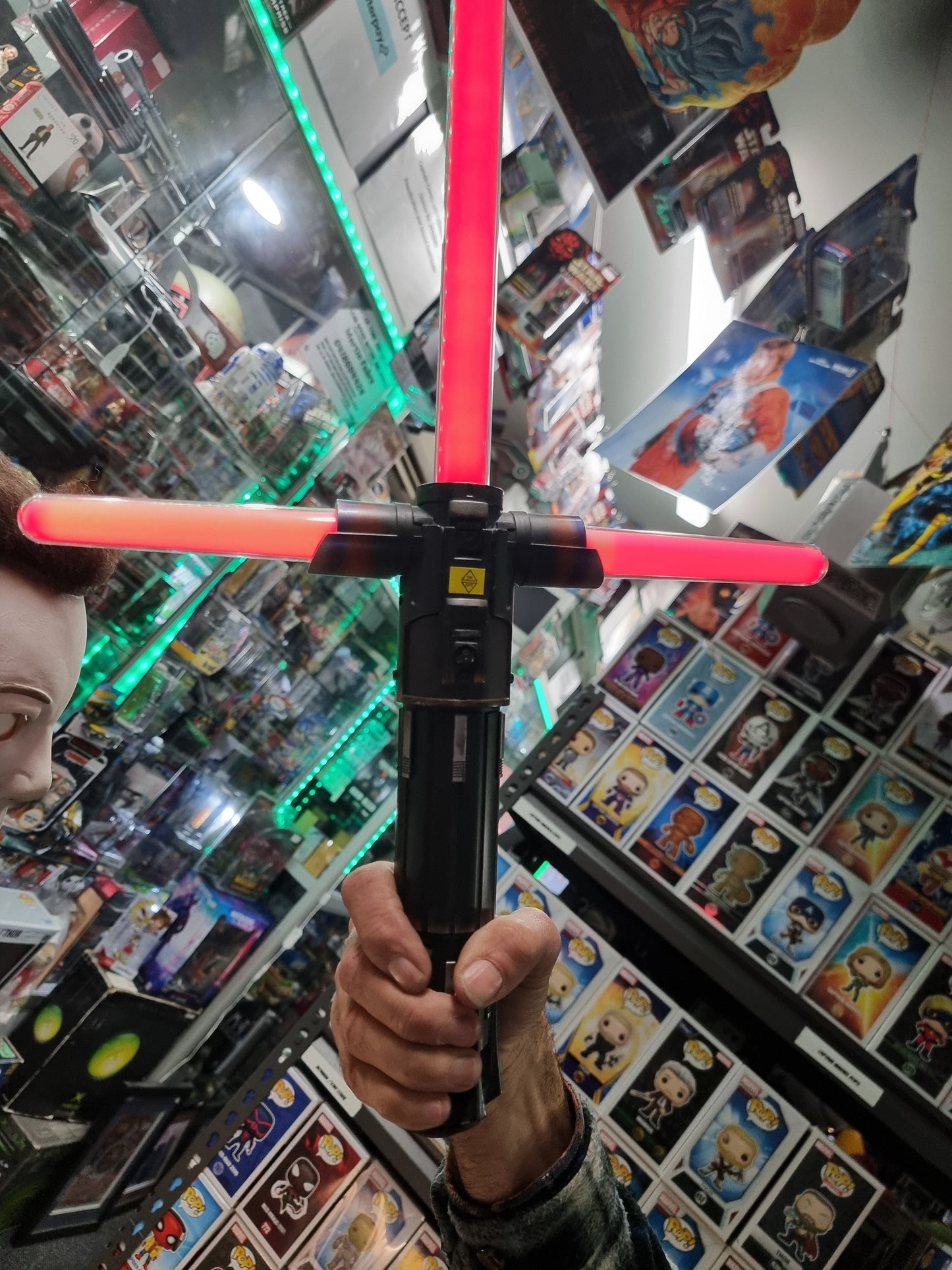 Star Wars B3925 The Black Series Kylo Ren Force FX Deluxe Lightsaber (No Box) Captain Comics and Collectables Pty Ltd