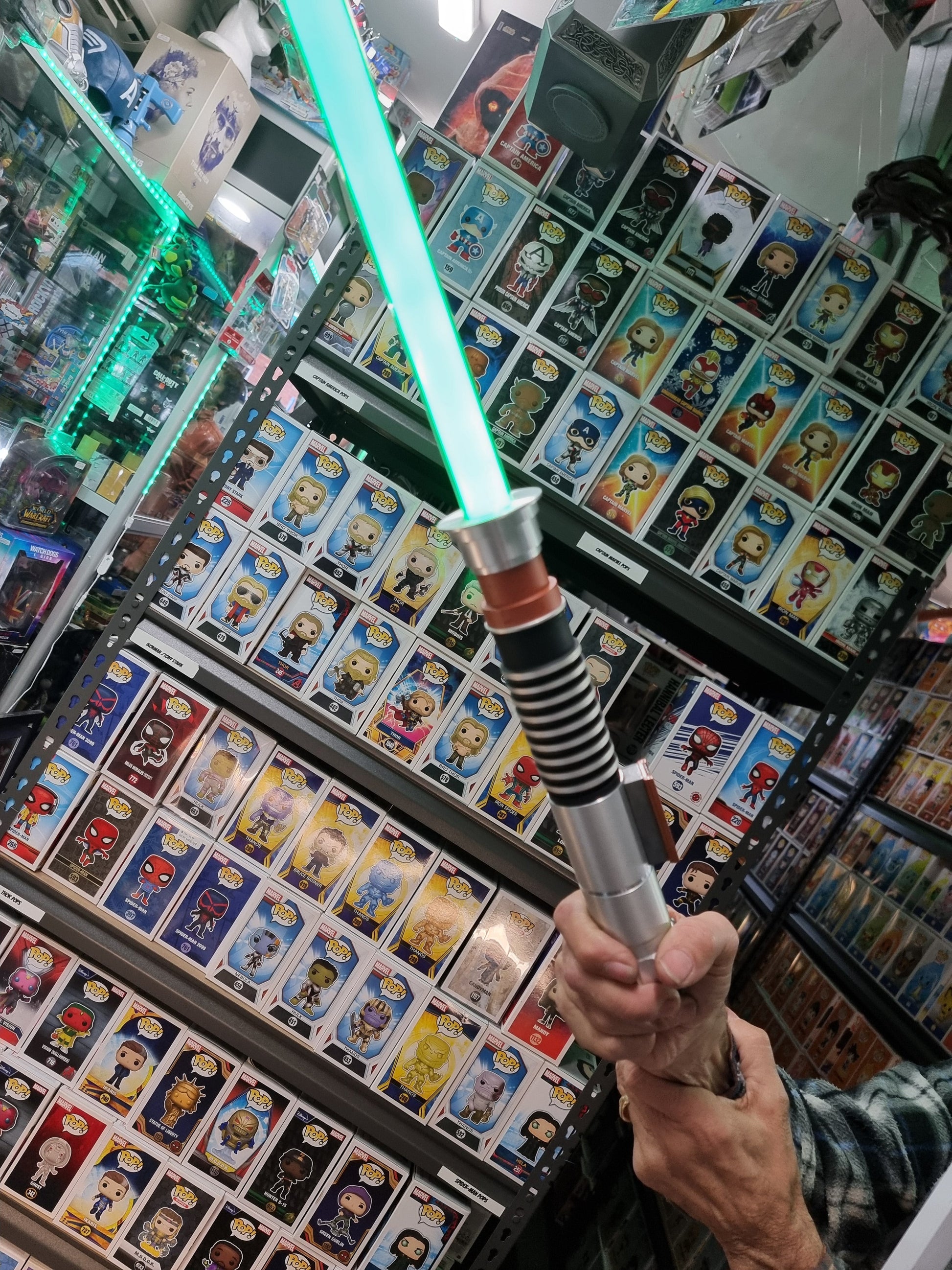 Star Wars Luke Skywalker Lightsaber Replica Force FX Captain Comics and Collectables Pty Ltd