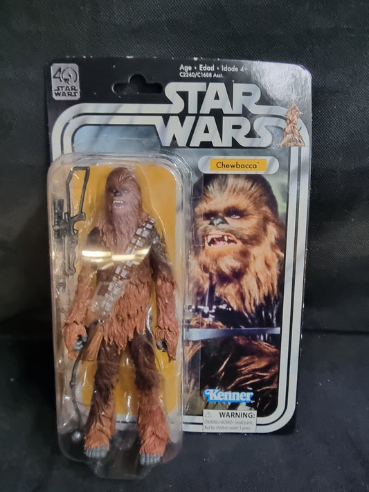 Star Wars The Black Series Chewbacca Star Wars 40th Anniversary 6 Inch Action Figure Captain Comics and Collectables Pty Ltd