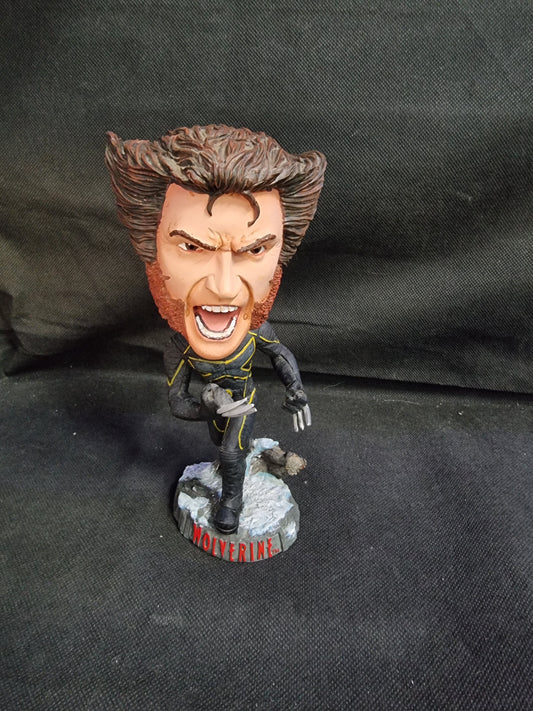 X Men United Head Knockers Wolverine Bobble Head 2003 Captain Comics and Collectables Pty Ltd