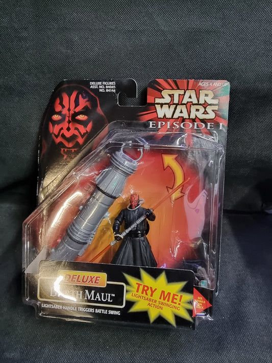 Star Wars 1998 Hasbro Episode 1 Darth Maul deluxe with lightsaber Captain Comics and Collectables Pty Ltd