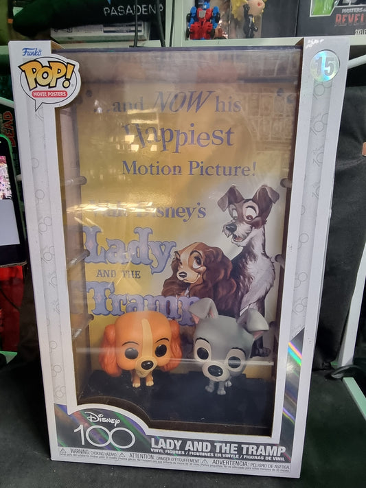 Funko Pop Movie Poster Disney 100 Lady and The Tramp #15 Captain Comics and Collectables Pty Ltd