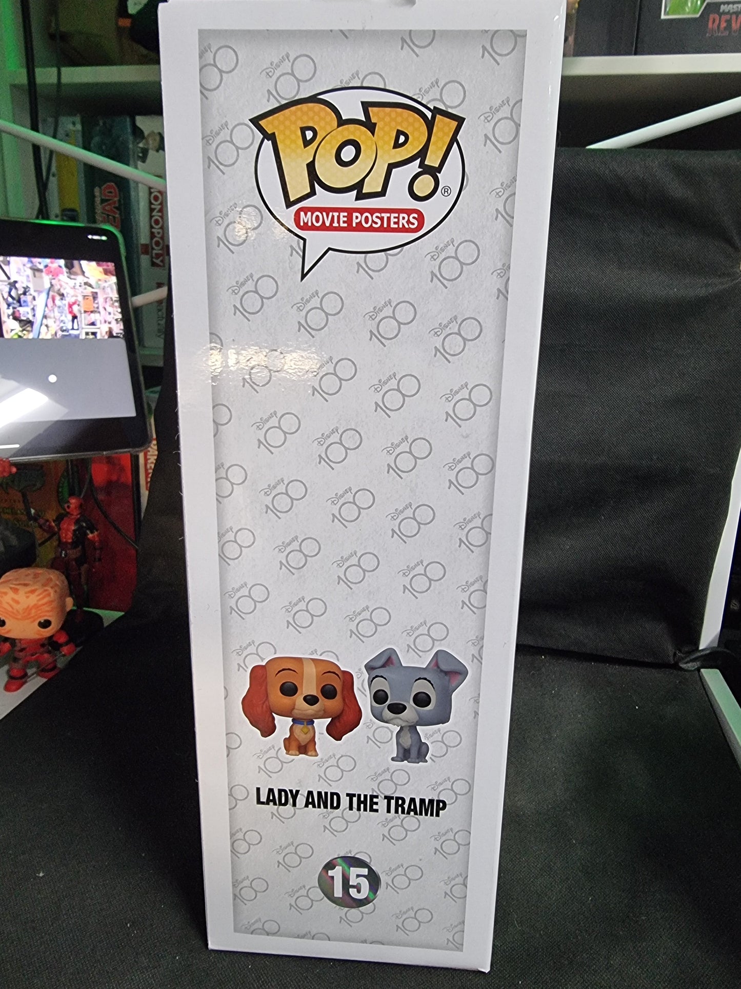 Funko Pop Movie Poster Disney 100 Lady and The Tramp #15 Captain Comics and Collectables Pty Ltd
