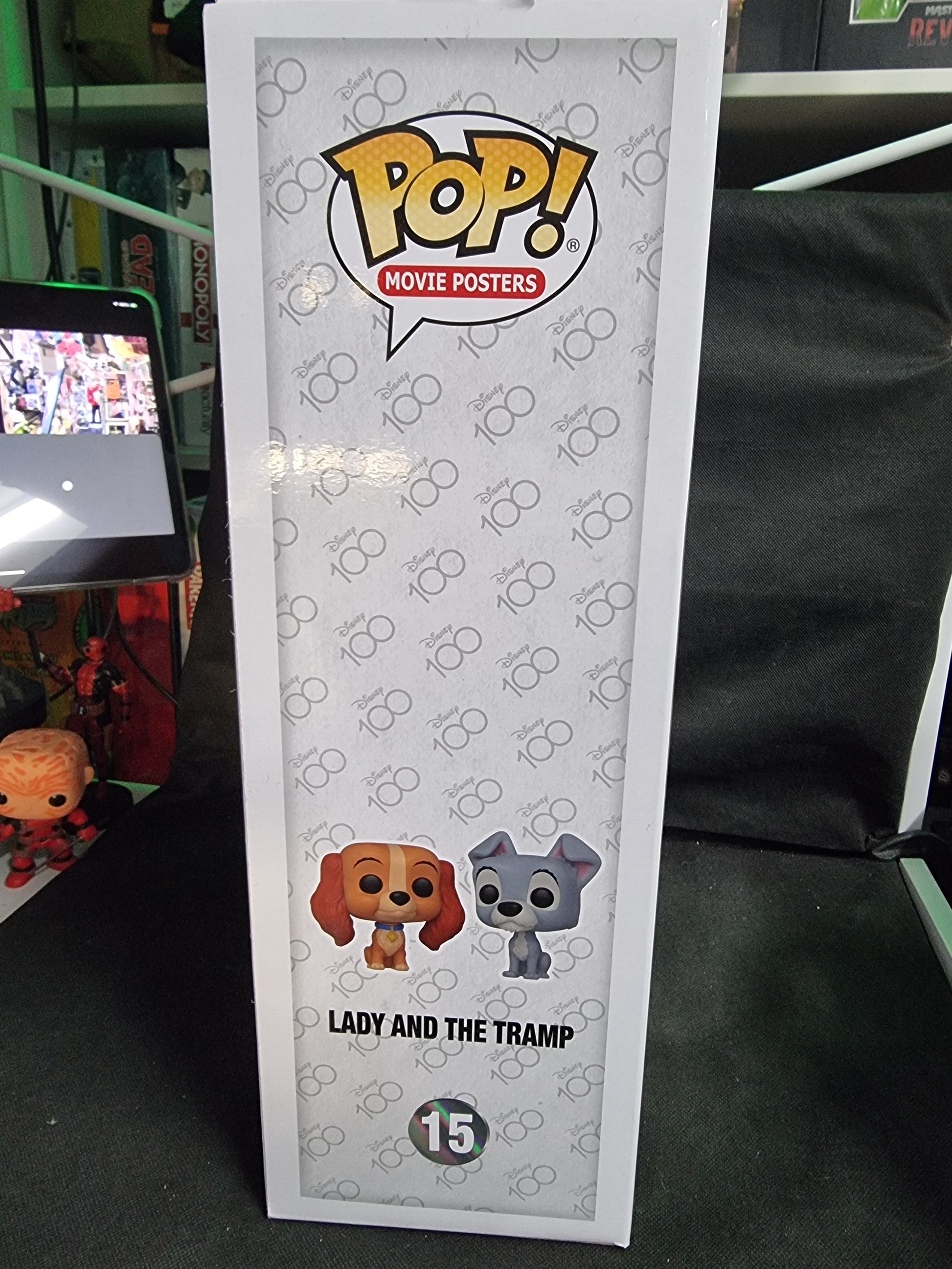 Funko Pop Movie Poster Disney 100 Lady and The Tramp #15 Captain Comics and Collectables Pty Ltd