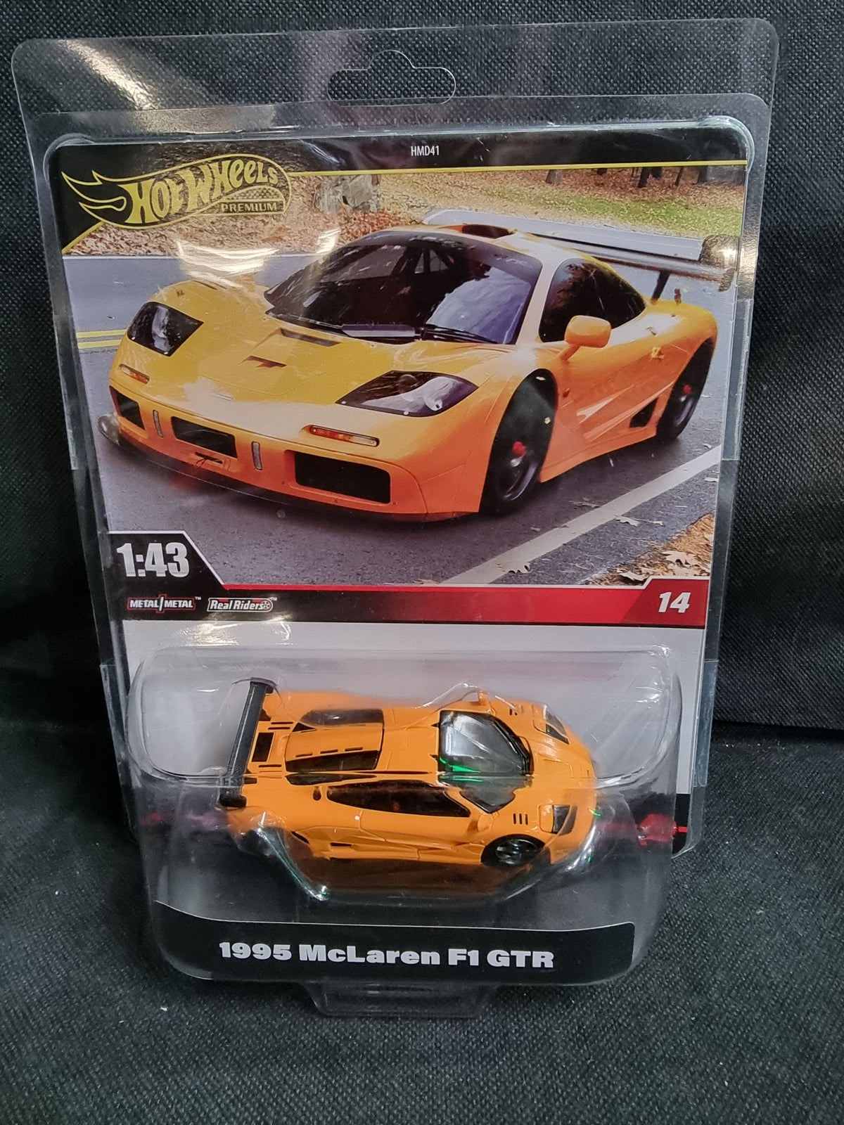 Hot Wheels Premium 1:43 Scale 1995 McLaren F1 GTR Captain Comics and Collectables Pty Ltd