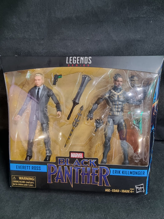 Marvel Legends Series Black Panther Everett Ross/ Erik Killmonger Figure Set Captain Comics and Collectables Pty Ltd