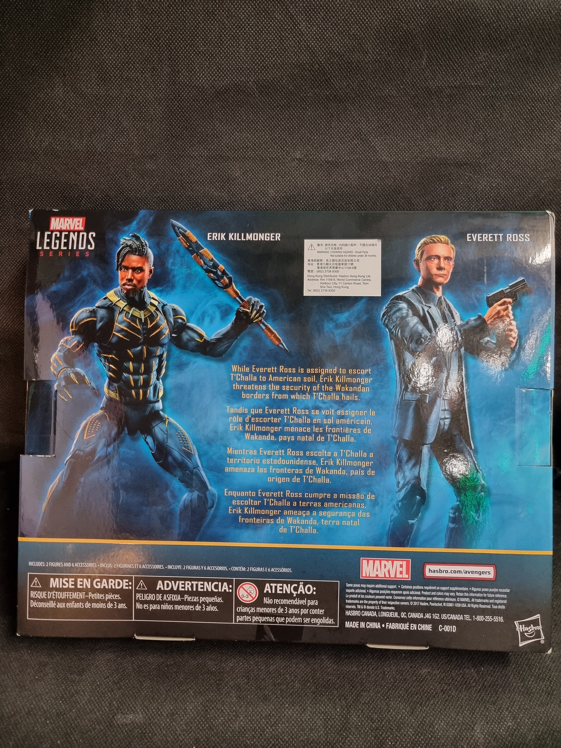Marvel Legends Series Black Panther Everett Ross/ Erik Killmonger Figure Set Captain Comics and Collectables Pty Ltd