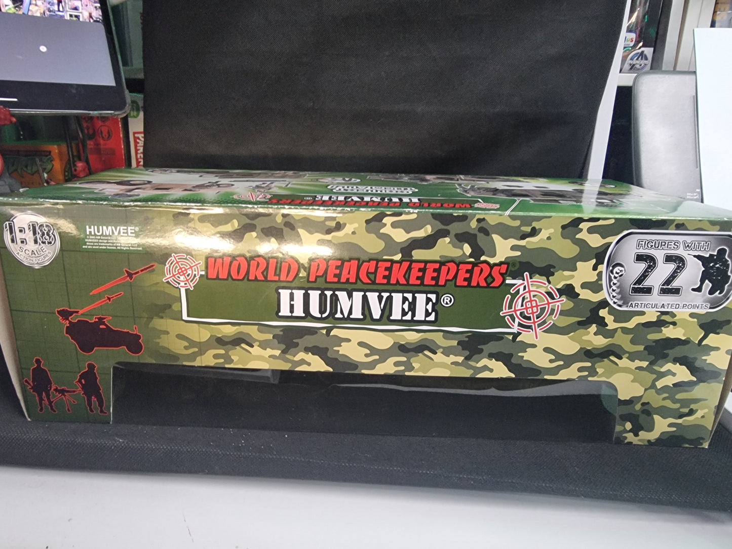 World Peacekeepers 1:18 Humvee Truck With Rooftop Captain Comics and Collectables Pty Ltd