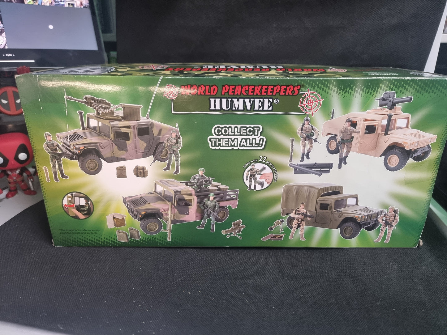 World Peacekeepers 1:18 Humvee Truck With Rooftop Captain Comics and Collectables Pty Ltd
