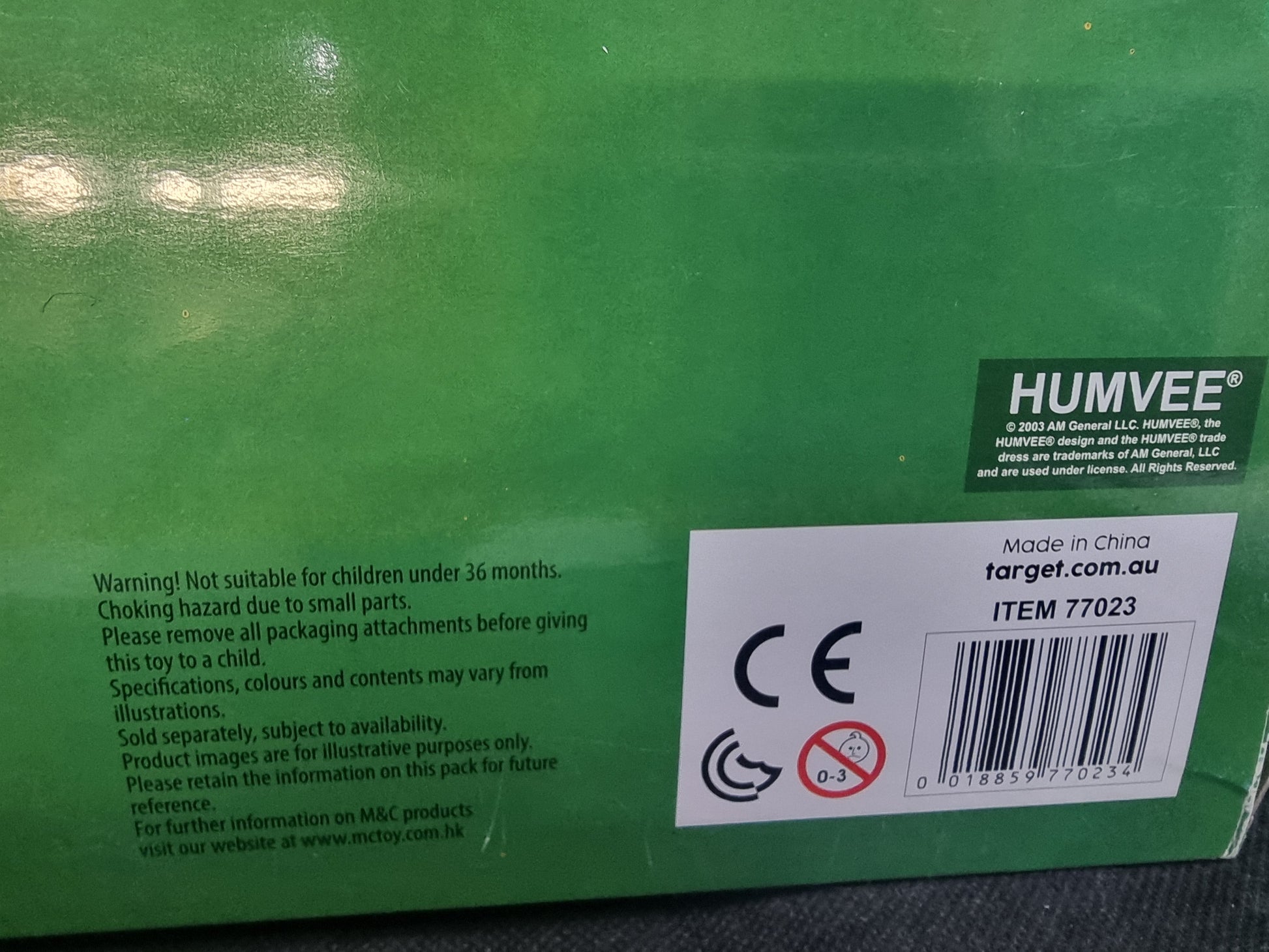 World Peacekeepers 1:18 Humvee Truck With Rooftop Captain Comics and Collectables Pty Ltd