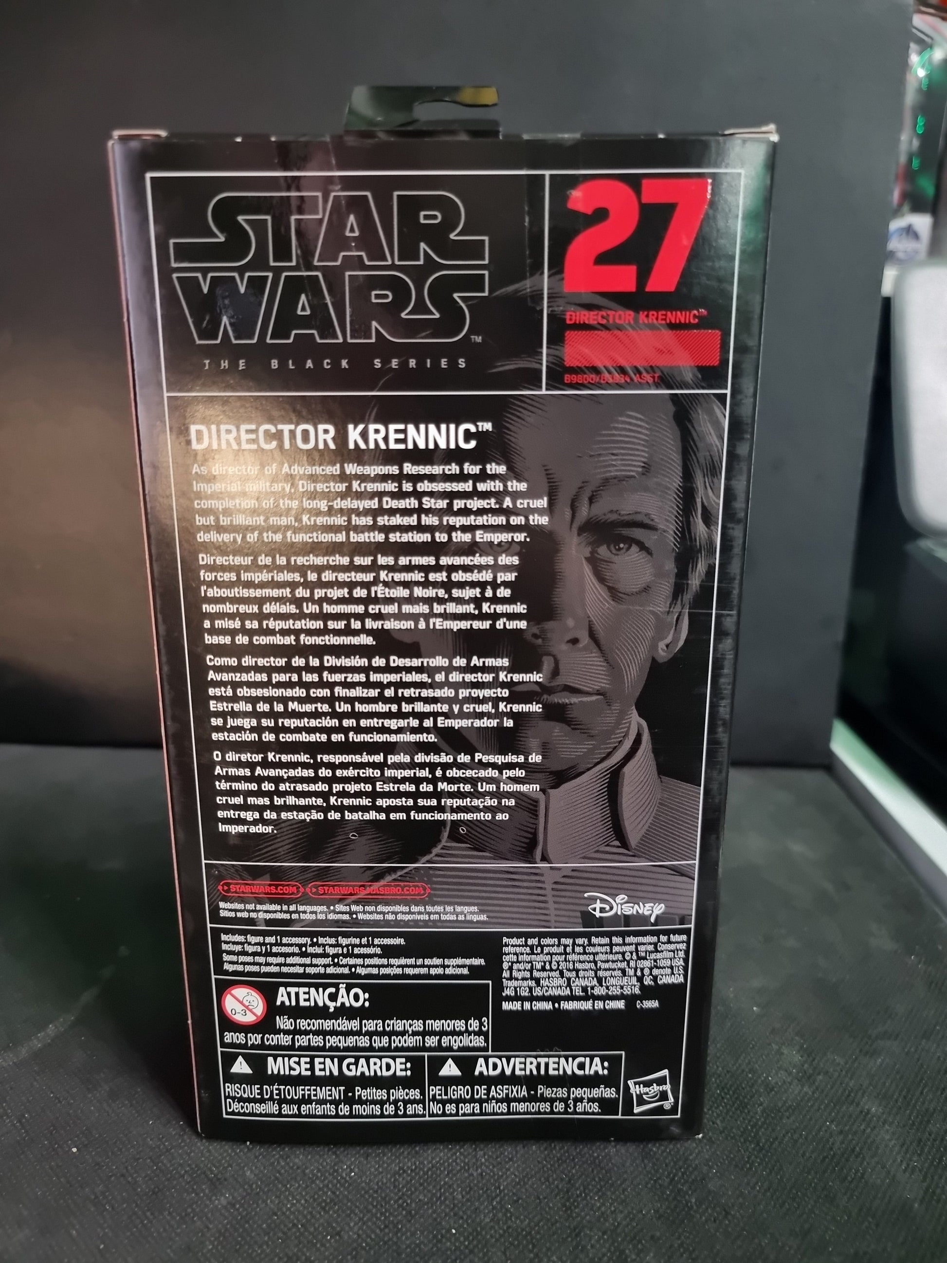 Star Wars The Black Series Director Krennic 6 Inch Figure Captain Comics and Collectables Pty Ltd