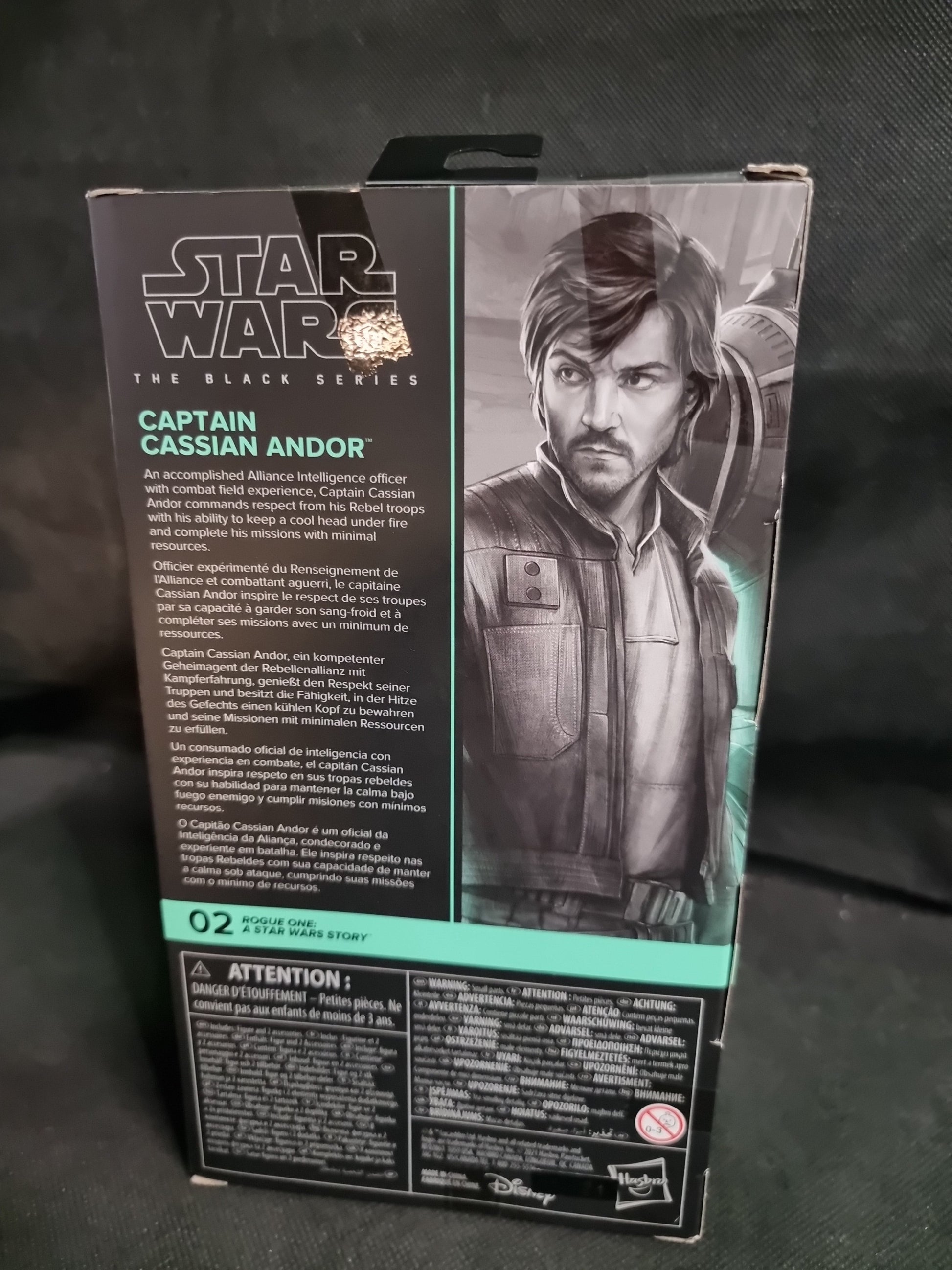 Star Wars The Black Series Captain Cassian Andor 6 Inch Figure Captain Comics and Collectables Pty Ltd