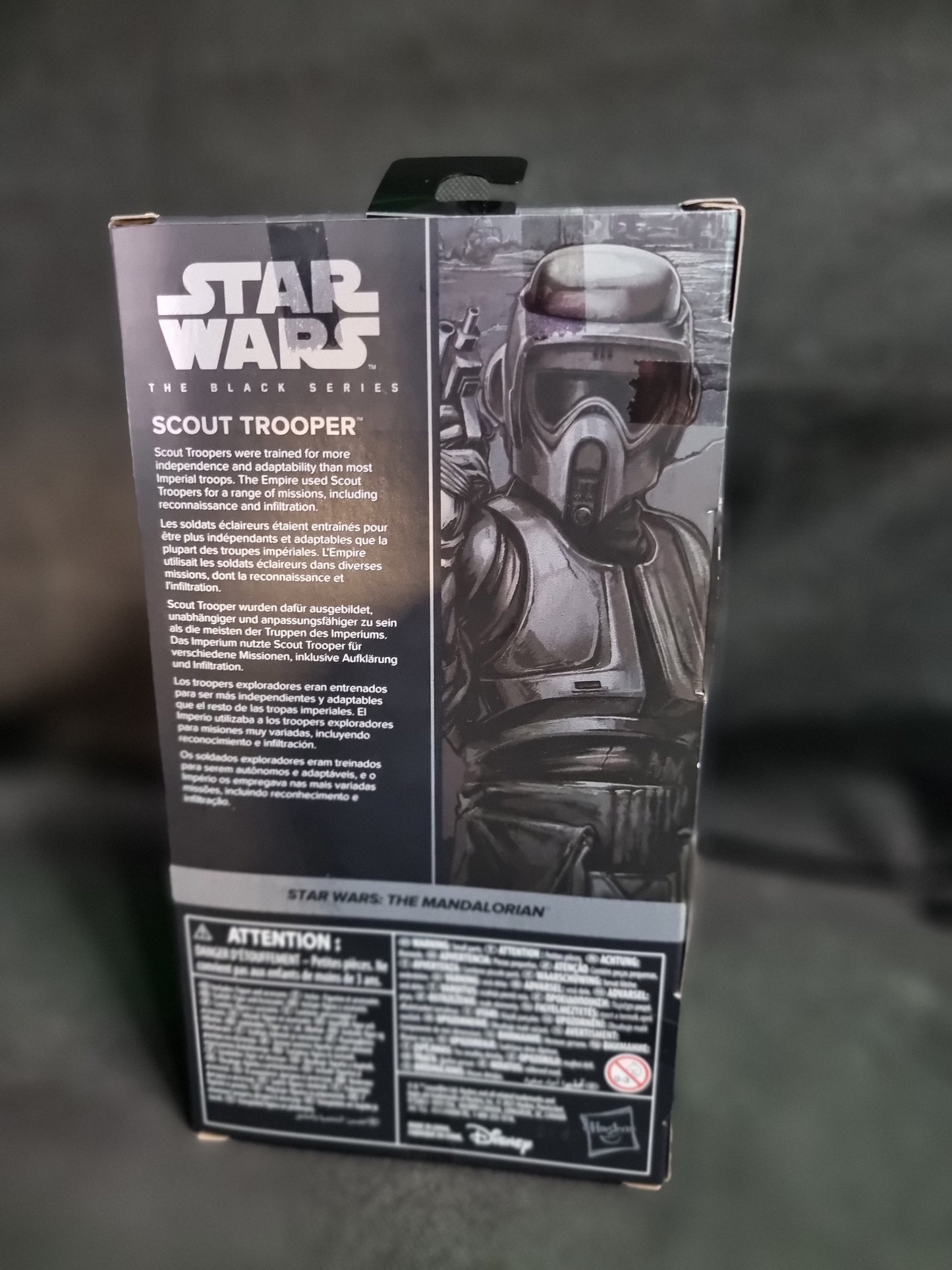 Star Wars The Black Series Scout Trooper 6 Inch Figure The Mandalorian