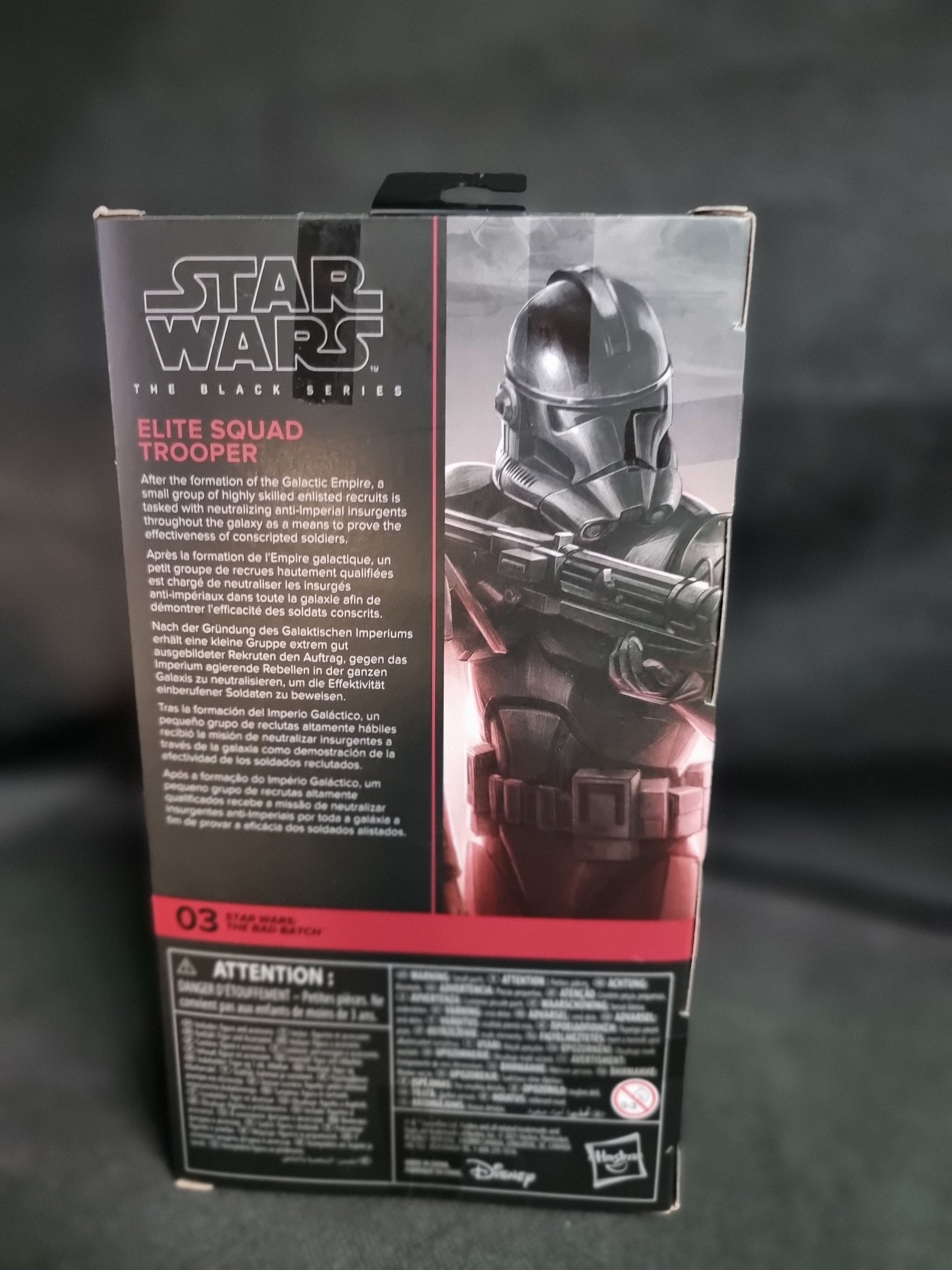 Star Wars The Black Series Elite Squad Trooper 6 Inch Figure The Bad Batch Captain Comics and Collectables Pty Ltd