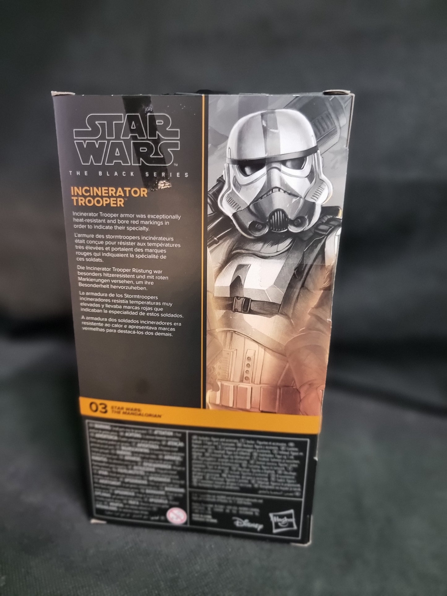 Star Wars The Black Series Incinerator Trooper 6 Inch Figure The Mandalorian