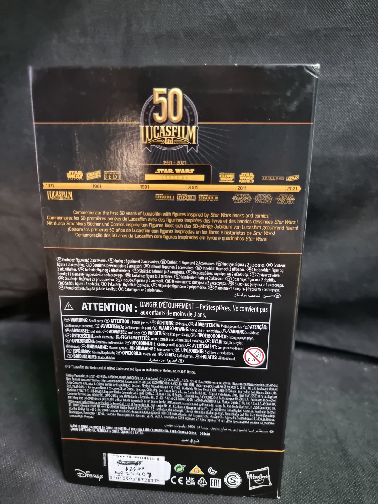 Star Wars The Black Series Luke Skywalker Heir to The Empire 6 Inch Figure 50th Captain Comics and Collectables Pty Ltd