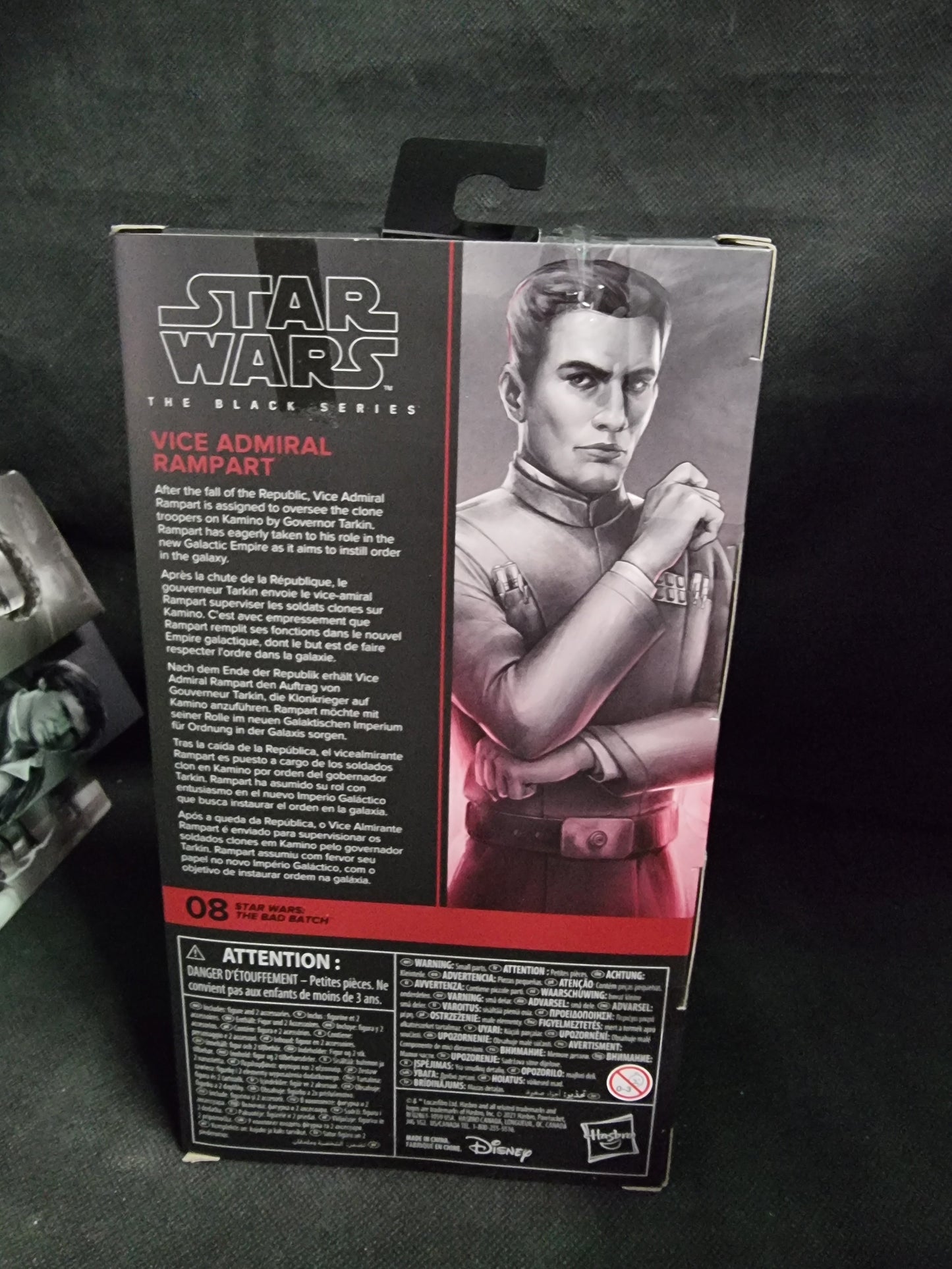 Star Wars The Black Series Vice Admiral Rampart 6 Inch Figure The Bad Batch Captain Comics and Collectables Pty Ltd