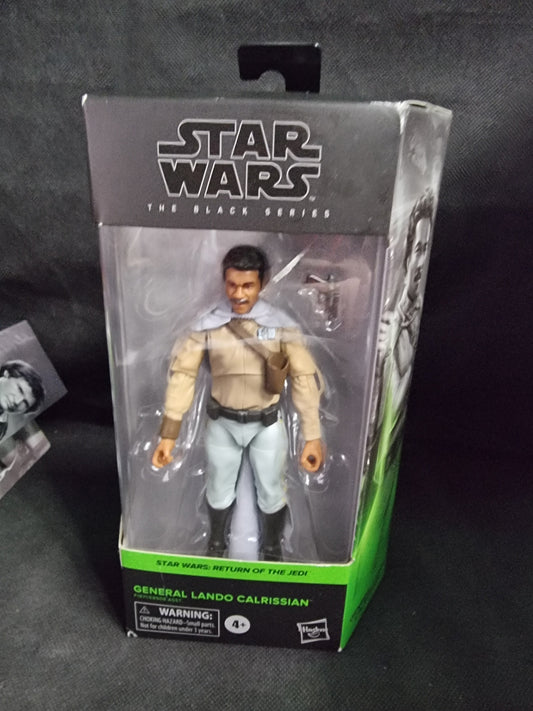 Star Wars The Black Series Lando Calrissian 6 Inch Figure ROTJ Captain Comics and Collectables Pty Ltd