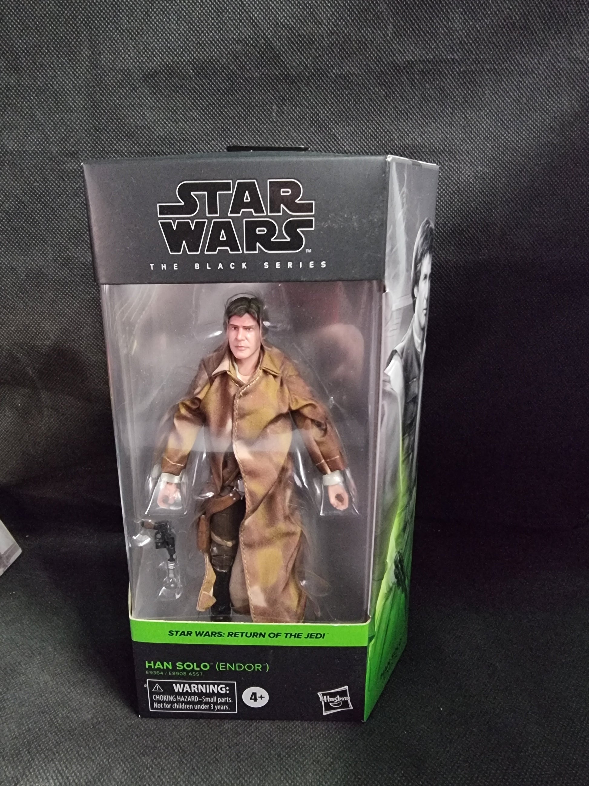 Star Wars The Black Series Han Solo Endor 6 Inch Figure ROTJ Captain Comics and Collectables Pty Ltd