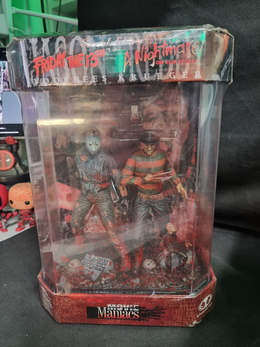 McFarlane Toys Movie Maniacs: Friday the 13th - Jason Voorhees VS Freddy Krueger Captain Comics and Collectables Pty Ltd