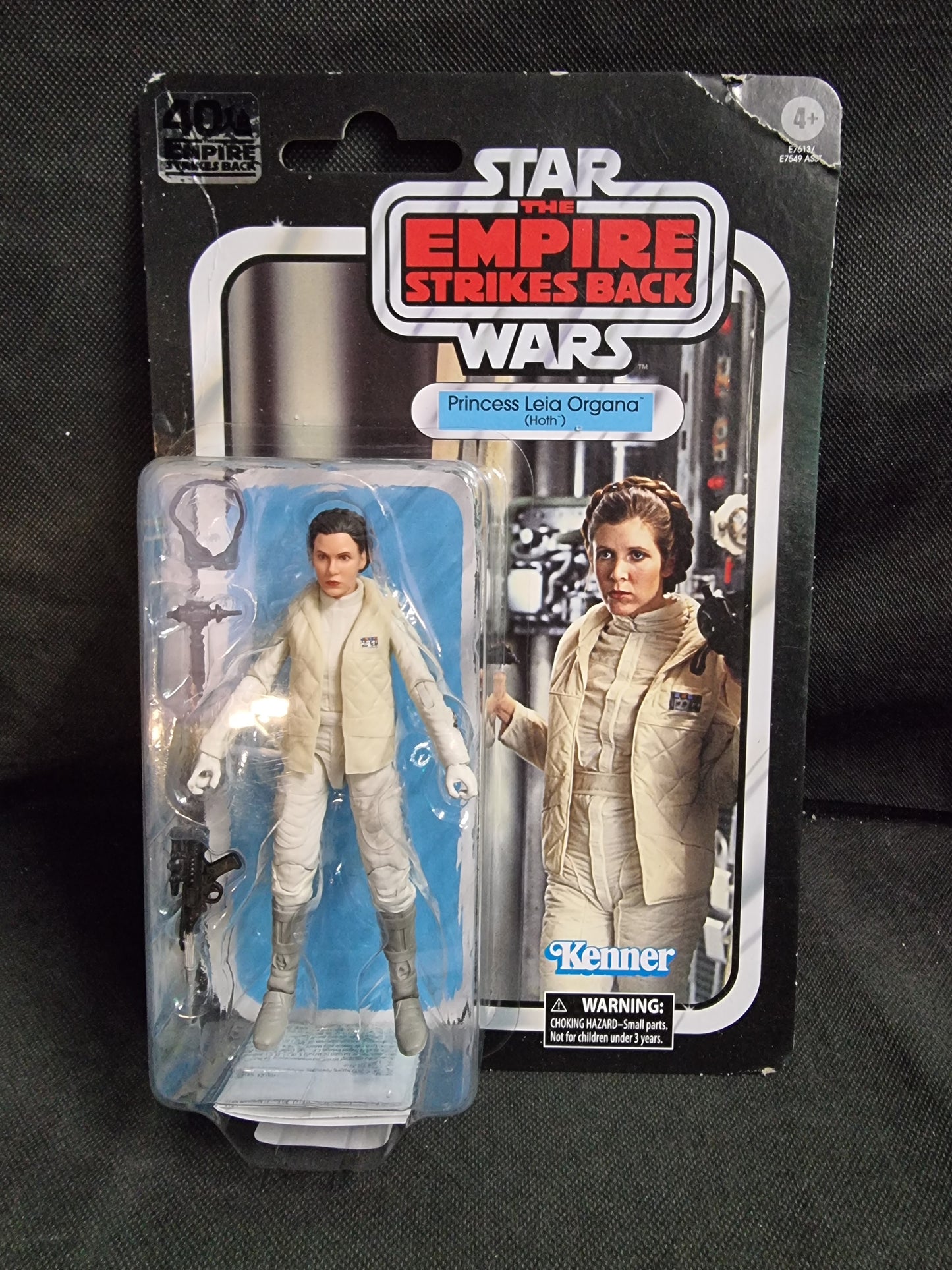 Star Wars The Black Series Princess Leia Organa Hoth 40th Empire Strikes Back Card Back