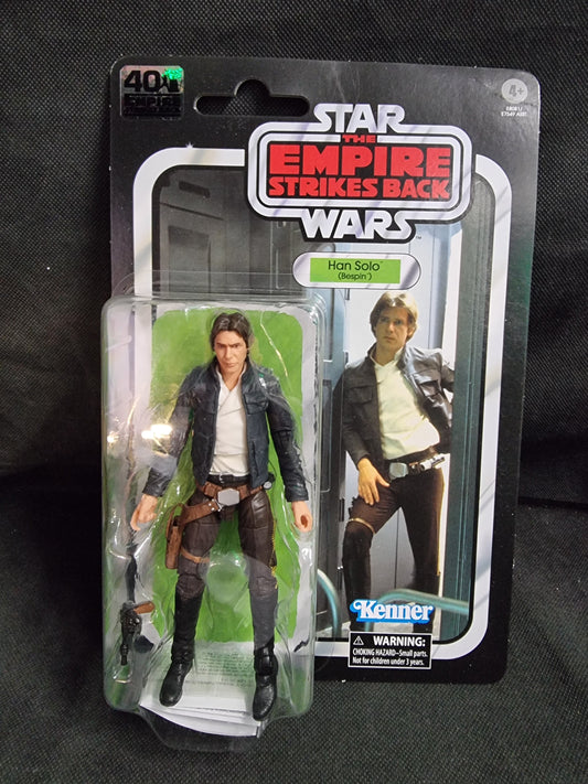 Star Wars The Black Series Han Solo Bespin 40th Empire Strikes Back Card Back Captain Comics and Collectables Pty Ltd