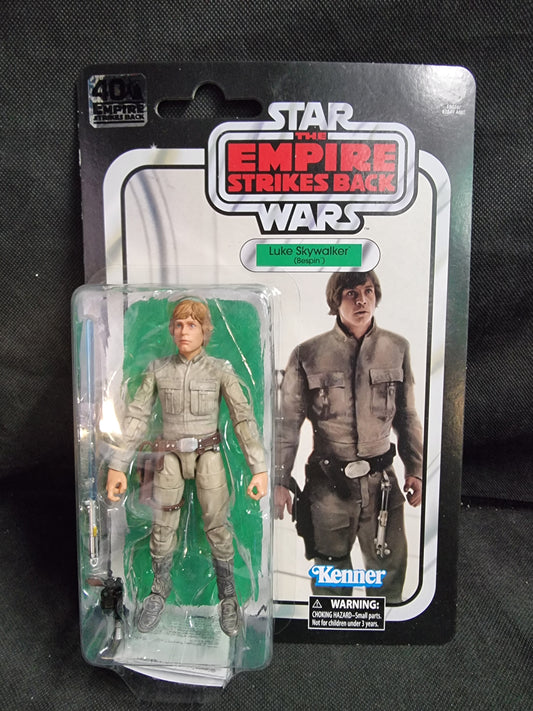 Star Wars The Black Series Luke Skywalker Bespin 40th Empire Strikes Back Card Back