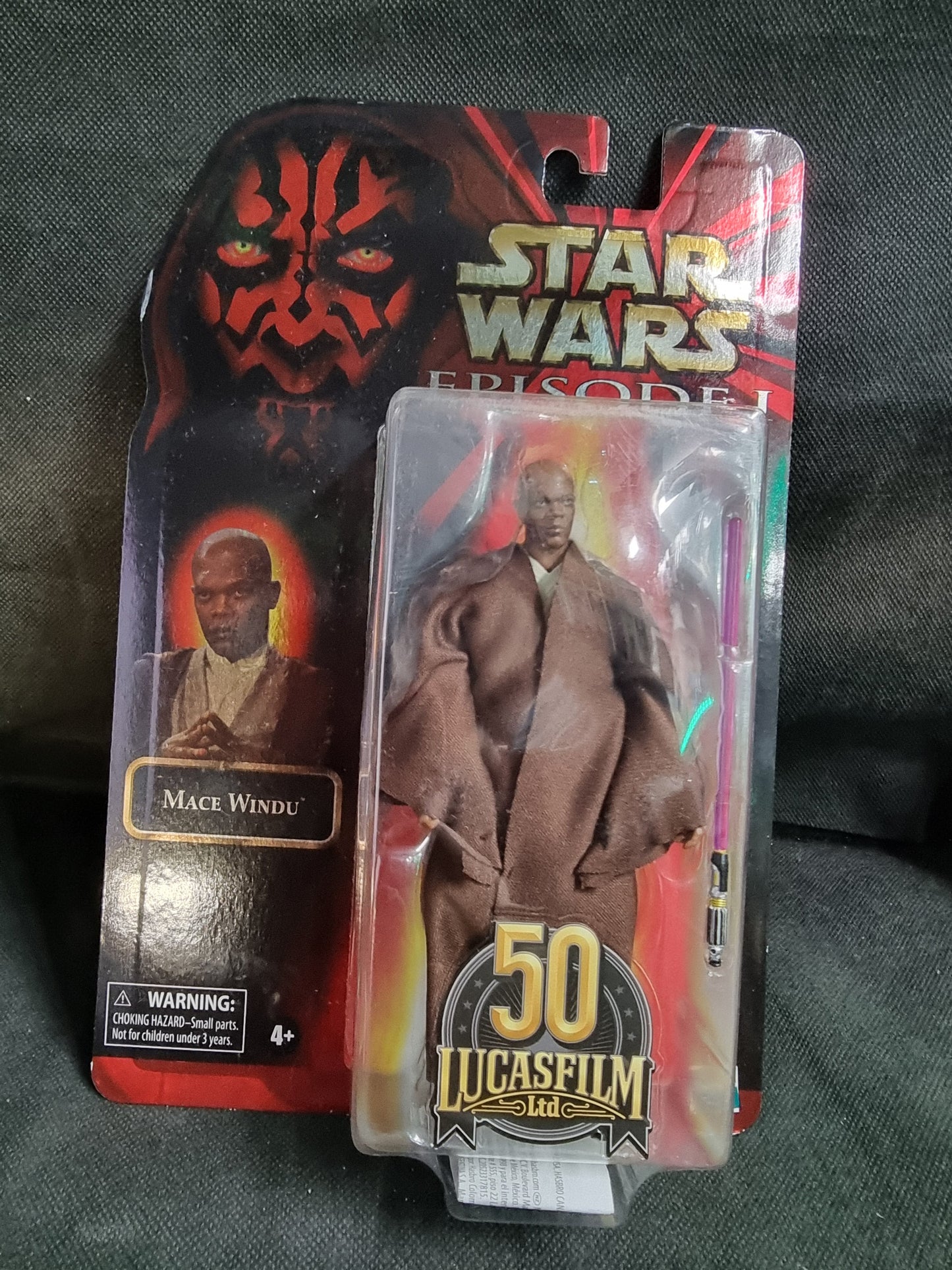 Star Wars Black Series Mace Windu Episode One Lucasfilm 50th Anniversary 6 inch Action Figure Captain Comics and Collectables Pty Ltd