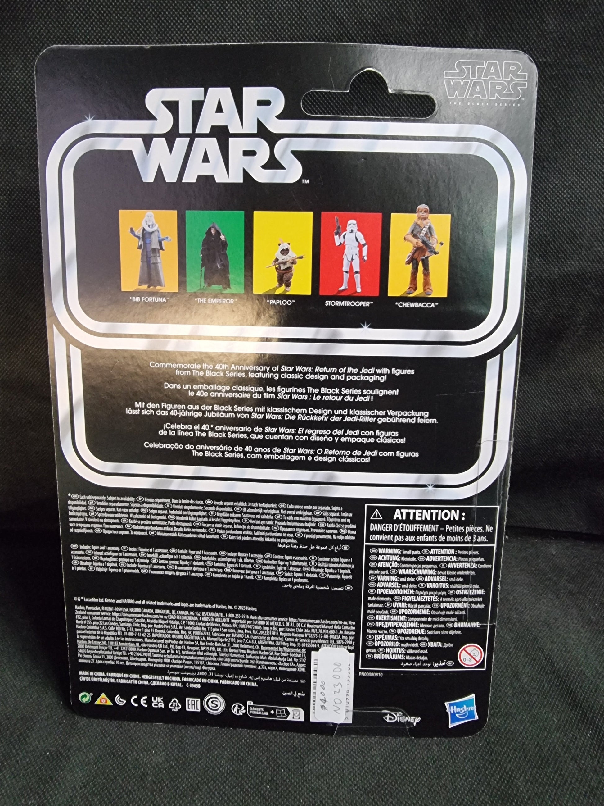 Star Wars The Black Series Stormtrooper 40th Anniversary Return of the Jedi 6 Inch Action Figure Captain Comics and Collectables Pty Ltd