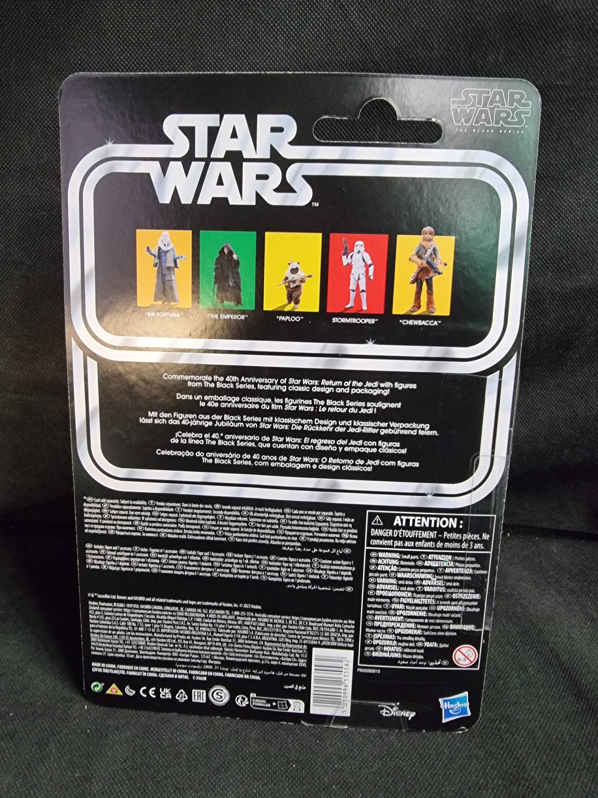 Star Wars The Black Series Stormtrooper 40th Anniversary Return of the Jedi 6 Inch Action Figure Captain Comics and Collectables Pty Ltd