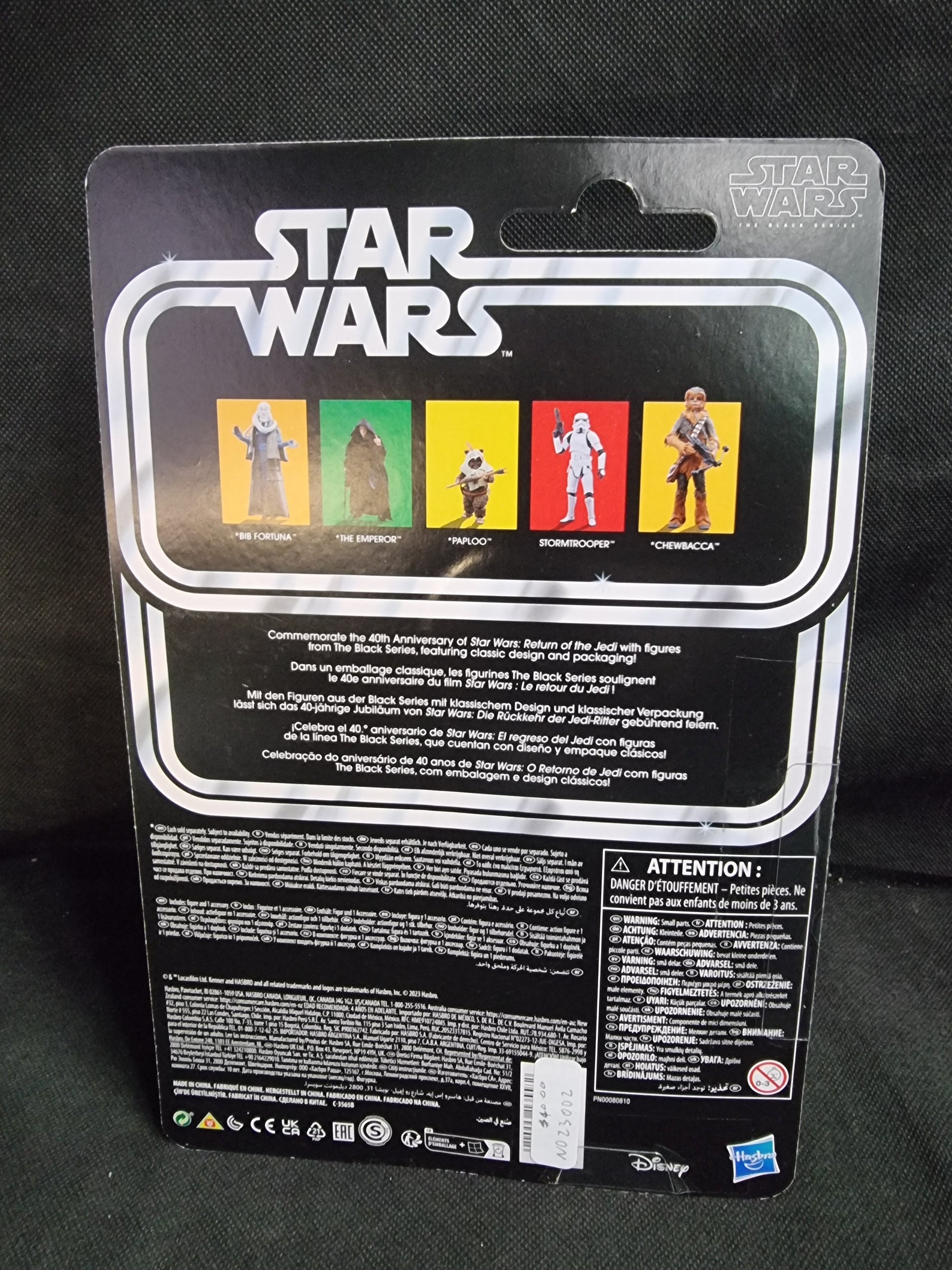 Star Wars The Black Series Stormtrooper 40th Anniversary Return of the Jedi 6 Inch Action Figure Captain Comics and Collectables Pty Ltd
