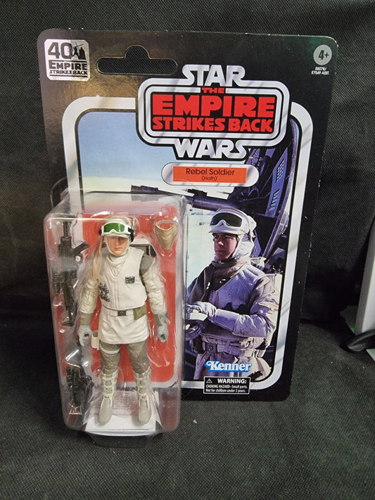 Star Wars The Black Series Rebel Soldier Hoth 40th Anniversary Empire Strikes Back 6 Inch Action Figure Captain Comics and Collectables Pty Ltd