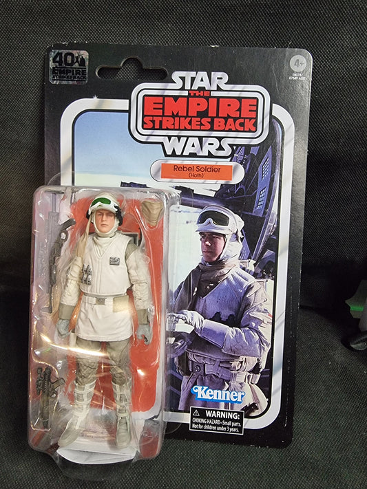 Star Wars The Black Series Rebel Soldier Hoth 40th Anniversary Empire Strikes Back 6 Inch Action Figure