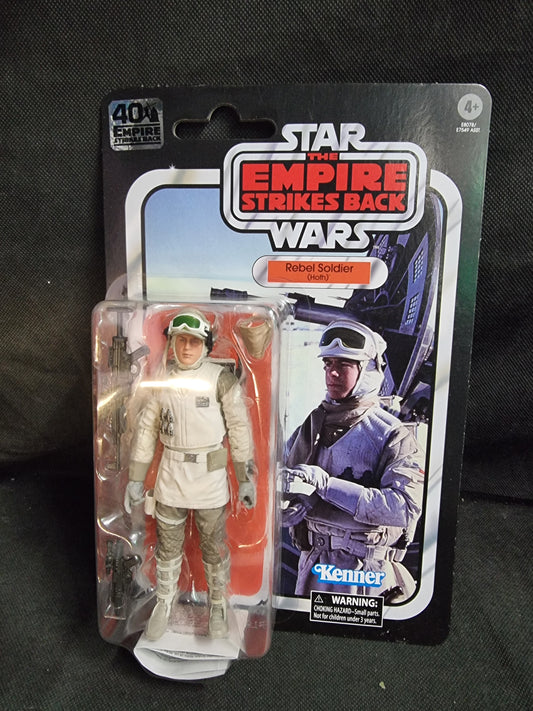 Star Wars The Black Series Rebel Soldier Hoth 40th Anniversary Empire Strikes Back 6 Inch Action Figure