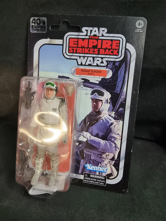 Star Wars The Black Series Rebel Soldier Hoth 40th Anniversary Empire Strikes Back 6 Inch Action Figure Captain Comics and Collectables Pty Ltd