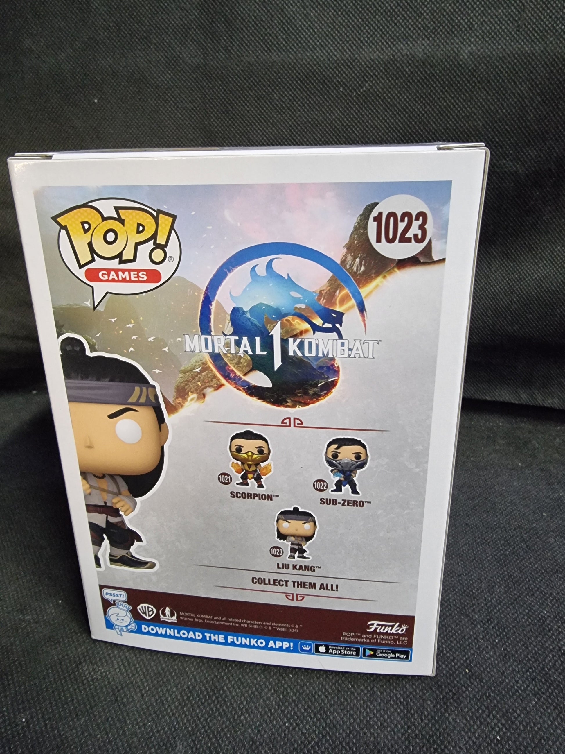 Funko Pop Mortal Combat Liu Kang # 1023 Captain Comics and Collectables Pty Ltd