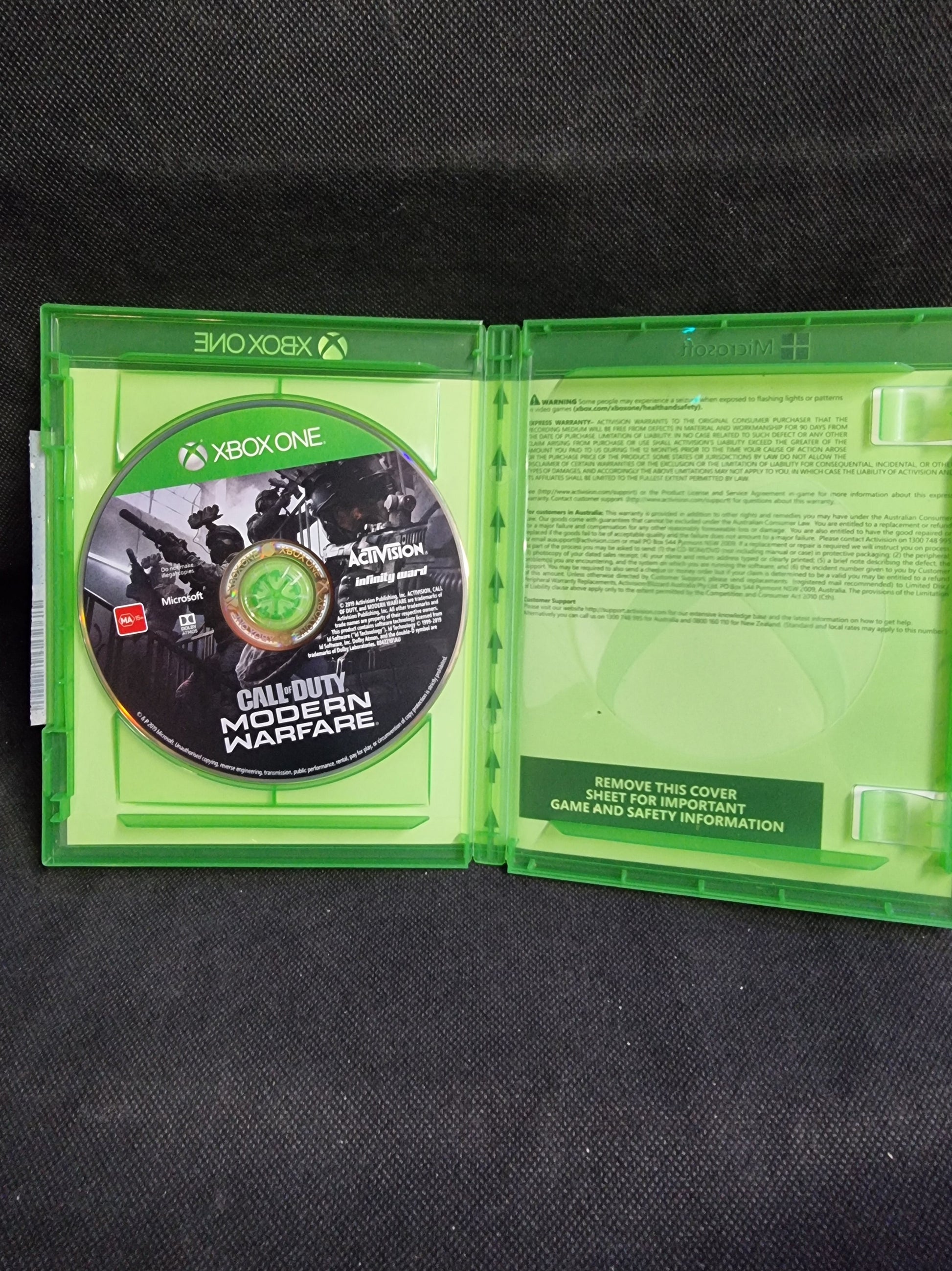 Xbox One Call of Duty Modern Warfare Captain Comics and Collectables Pty Ltd
