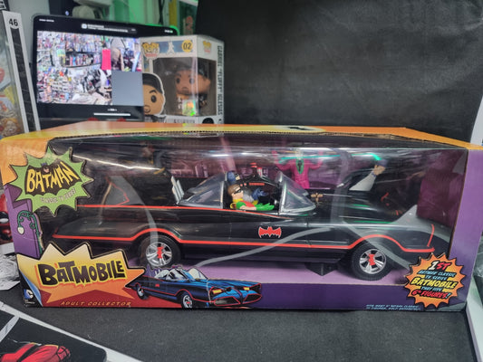 Batman Classic TV Series Batmobile with 6" Batman & Robin Figures Captain Comics and Collectables Pty Ltd