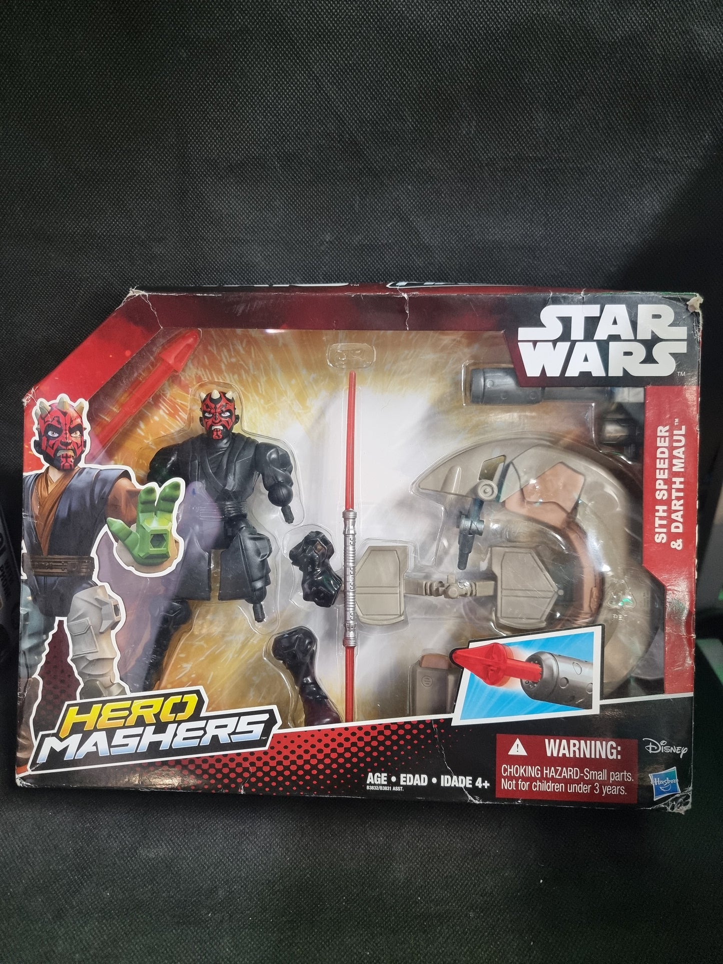 Star Wars Sith speeder & Darth Maul Hero Masher Action Figure Captain Comics and Collectables Pty Ltd